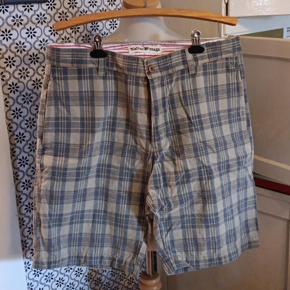 Tailor vintage 34 plaid shorts nwt